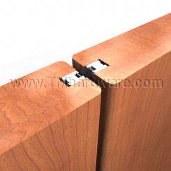 Zero #38 Meeting Stile, Aluminum with Solid Neoprene Insert, Mortised