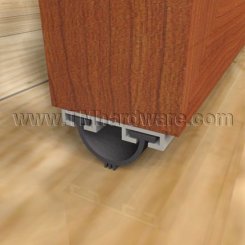 Zero #52A Door Sweep, Aluminum Track with .688" Neoprene Seal