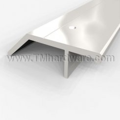 Zero #643 Carpet Edge Divider, 3" Aluminum For Tall Applications, 1" H