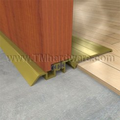 Zero #7338B Adjustable, Interlocking Threshold Base with Thermal Break and Rubber Seal, Bronze