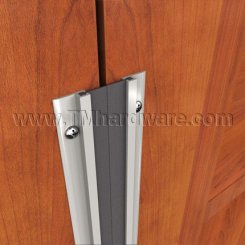 Zero #8194MS Meeting Stile, .6" Aluminum with .375" Neoprene Rubber Seal