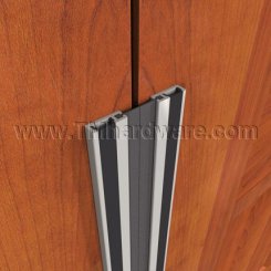 Zero #8195AA Meeting Stile, Surface Mounted, Aluminum and Neoprene