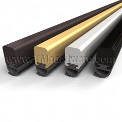 Zero #31 Door Gasket, Aluminum Bumper Strip with .187" Neoprene Seal