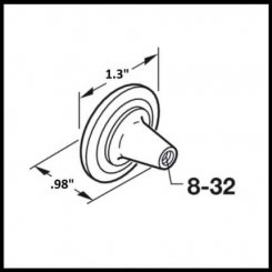Hafele 110.93.192 Classic Knob in Oil Rubbed Bronze Finish