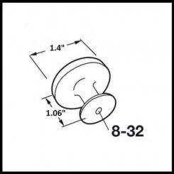 Satin Nickel Knob