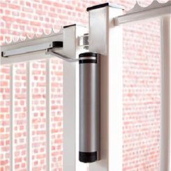 Locinox Gate Closer LION, Hydraulic, 90° & 180° Opening Angle, For Gates up to 165 lbs, Railsets Included