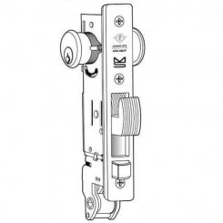 Adams Rite Deadlock MS+1890 Series MS®, Lock and Latch Bolt, For Aluminum Swinging Doors