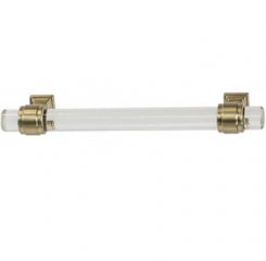 Amerock Glacio Collection Cabinet Pull, 5.3" - 7.9"