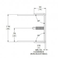 Markar EG308 Adjustable Edge Guard, Stainless Steel