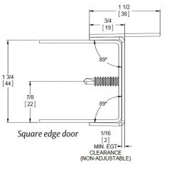 Markar EGT308 Stainless Steel Edge Guard, Adjustable