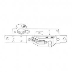 Adams Rite Deadlock MS1861 Series MS®, Bottom Rail Locking, For Ultra Narrow Stile Doors