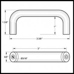 Deltana K136 Wire Pull