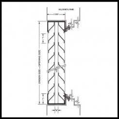 Activar Door Louver 700TL, Inverted Split "Y" Blades, Flush Mounted for Transoms, up to 3' x 3'