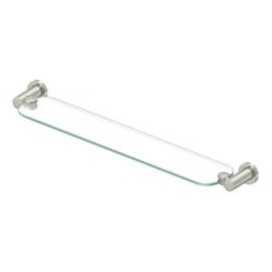 Deltana BBN Series, Zinc/Aluminum, Clear Glass Shelf Satin Nickel (US15) Finished