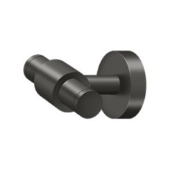 Deltana BBS Bath Series Solid Brass, Double Robe Hook Satin Brass (US4) Finished