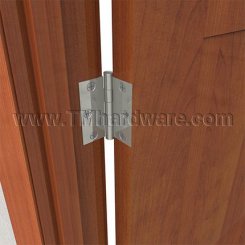 Deltana, Plain Bearing, Brass, Residential Grade, 5 Knuckle, Full Mortise Hinge, 3.5" x 3.5"