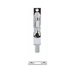 Emtek Door Flush Bolts with Square Corners Polished Chrome (US26) Finished
