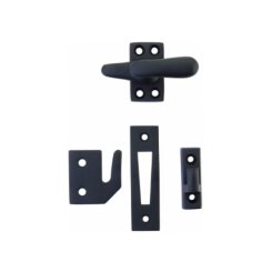 Emtek Large Size Casement Latches Flat Black Finished