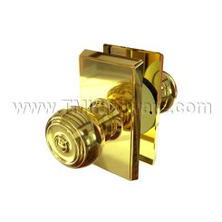 Emtek 5121W Keyed In Knob Rectangular Rosette with Waverly Knob, Entry US4