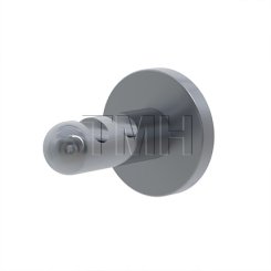 Emtek S71001 Stainless Steel Single Hook with Disk Rosette