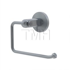 Emtek S7210 Stainless Steel Paper Holder - Bar Style with Disk Stainless Steel Rosette, 6-3/8” Bar Width