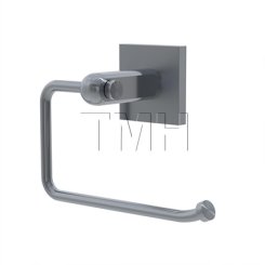 Emtek S7210 Stainless Steel Paper Holder - Bar Style with Square Stainless Steel Rosette, 6-3/8” Bar Width
