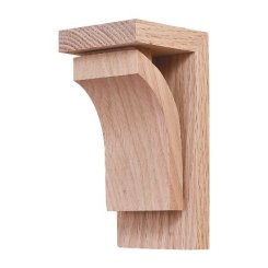Hafele Wooden Corbel, Prairie Collection, 2-7/8" x 6" x 3", Cherry finish