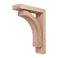 Hafele Wooden Corbel, Prairie Collection, 2-7/8" X 9" X 12", Maple finish
