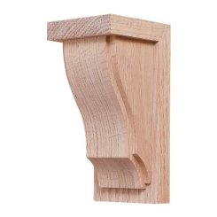 Hafele Wooden Corbel, Hannover Collection, 6" X 2-7/8" X 3", Maple finish