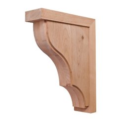 Hafele Wooden Corbel, Hannover Collection, 12" X 2-7/8" X 9", Maple finish