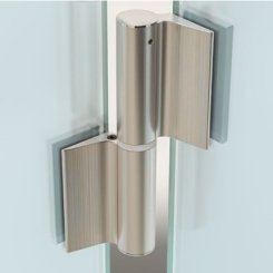 Assa Abloy HYD-HINGE Hydraulic Hinge For Glass Doors, Glass To Glass Mount, Standard Closer