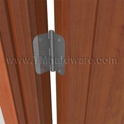 Ives 1011RP, Residential Steel Hinge, Plain Bearing, Full Mortised, 5/8" Radius, 3.5" x 3.5" - PACK OF 3