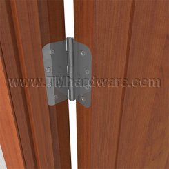 Ives 1021RP, Residential Steel Hinge, Plain Bearing, Full Mortise, 5/8" Radius, 4" x 4" - PACK OF 3