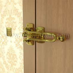 Ives 482 Door Guard in Polished Brass Finish (US3)