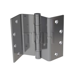 Ives Door Hinges, Swing Clear, Heavy Weight, Steel Hinge in Satin Brass (US4) Finish - 4 1/2"