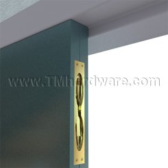 Ives FB457 Top or Bottom Manual Flush Bolts, For Metal Doors, UL Listed 3 Hours, Polished Brass (US3) Finished