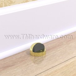 Ives R14 Dome Stop Riser for Installation with Threshold, Polished Brass (US3) Finished