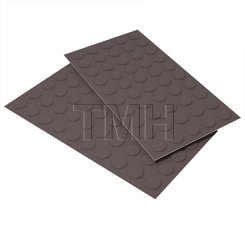 Ives SR66 Door Silencer - Adhesive - Brown