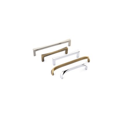 Italian Contemporary Appliance Pull - Satin Nickel