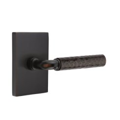 Emtek Select, R-Bar, Faceted Lever, Disk Rosette, Dummy Pair, Satin Brass (US4) Finish
