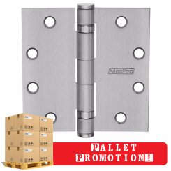 McKinney MacPro MPB79 Ball Bearing Hinge, 4.5" x 4.5", Steel Base, US26D Finish - PALLET PROMOTION