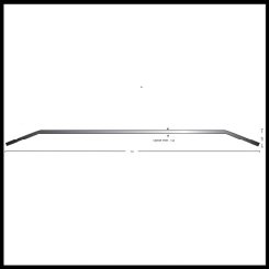 NGP 1012SS Utility Threshold,10" Stainless Steel, .5" Height