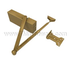 Norton 9500, Door Closer, Surface Closer, Regular, parallel or top jamb to 3" reveal, No Hold Open, Aluminum Painted Finish
