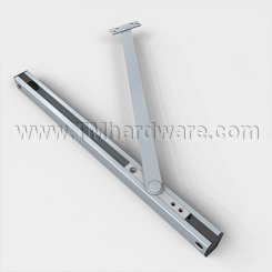 Norton Checkmate 55 Series, Adjustable, Surface, Standard Duty, Stop And Holder, Hold Open, Aluminum Painted Finish