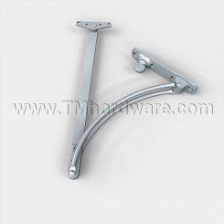 Norton Checkmate 7 Series, Surface, Heavy Duty, Stop And Holder, Aluminum Painted