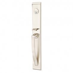 Orion Entry set in Satin Nickel