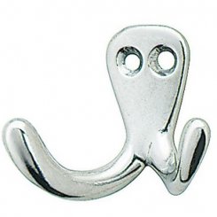 Double hook for wall