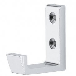 Hafele Aluminum Coat Hook, 11/16" x 1-5/8" x 1-7/8"
