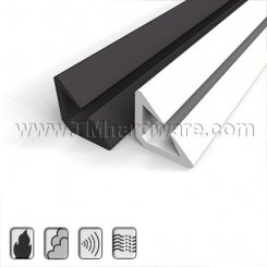 Zero #8144 Adhesive Weatherstrip, Silicone Batwing Style