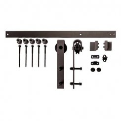 Hager 9457 Barn Door Set Installed